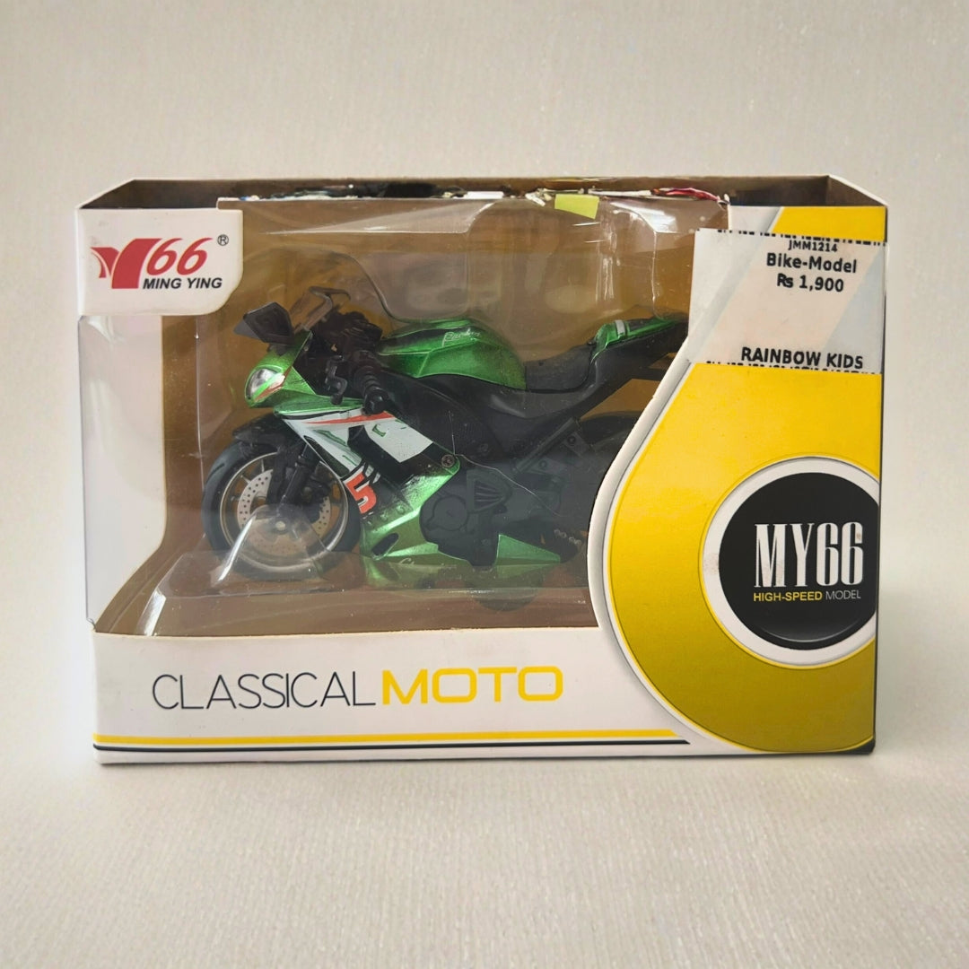 MY66 Metal Die Cast Toy Bike with Light and Sound