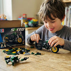 2-in-1 Transformable Robot & Motorcycle Building Kit Model 123-891