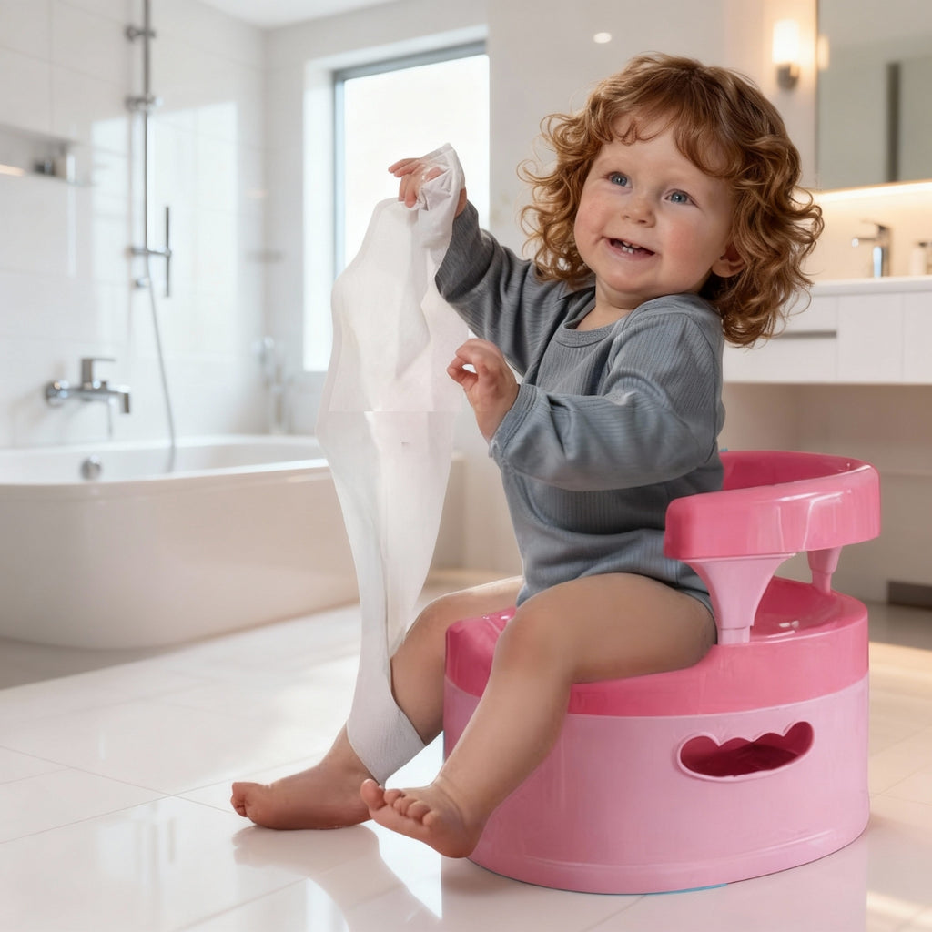 Baby Potty Chair with Armrest Support