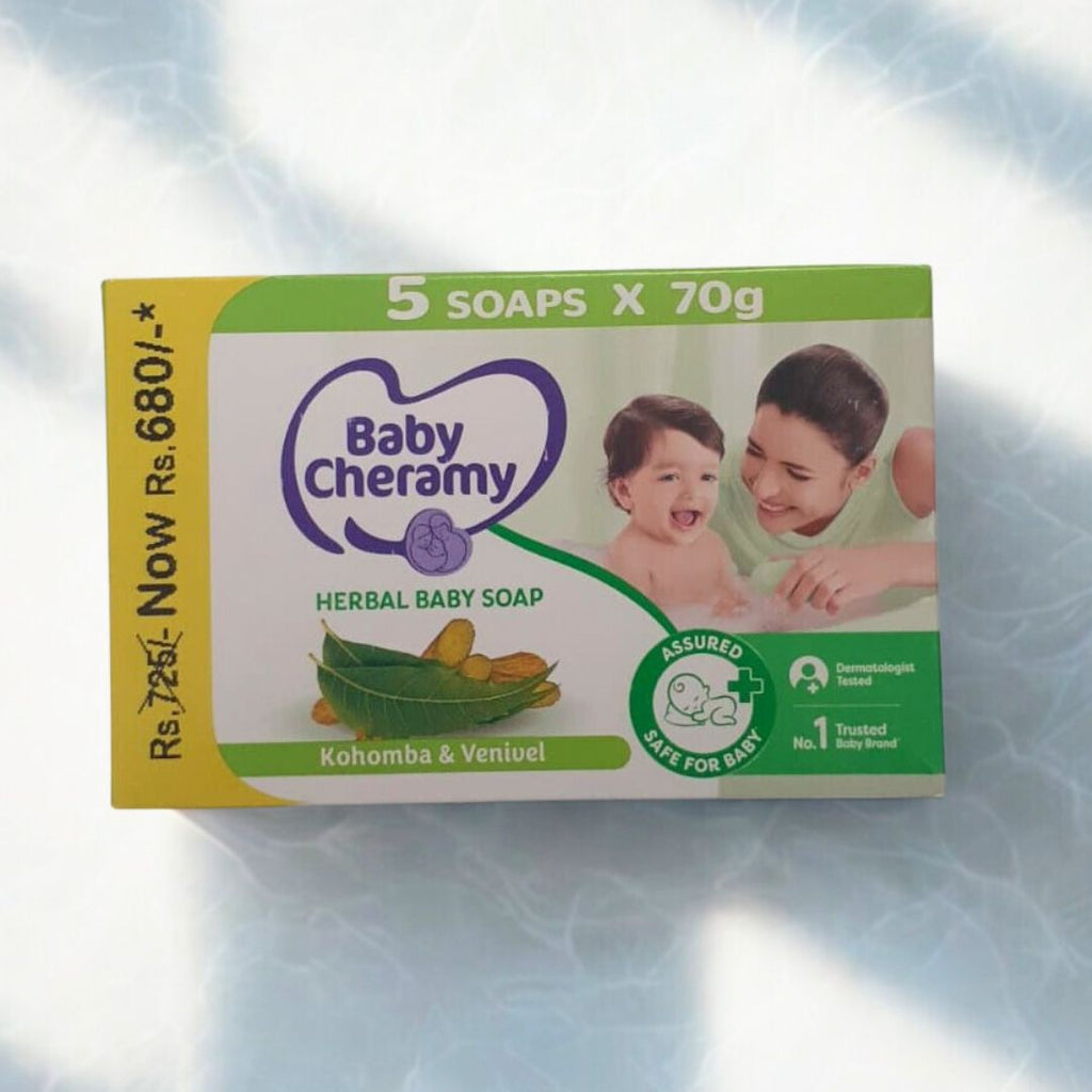 Baby Cheramy Herbal Soap Kohomba & Venivel 5 x 70g