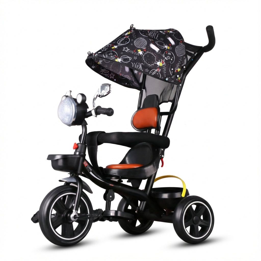 Kids Tricycle With Sun Shade & Push Handle - Model TR10058