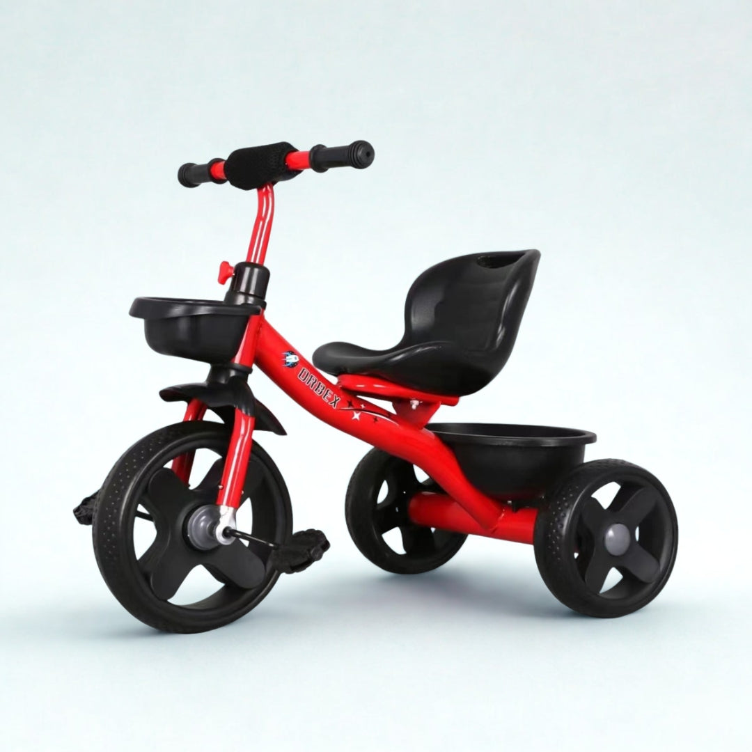 Kids Trike with Storage Basket - Model Arrow 125 - Red