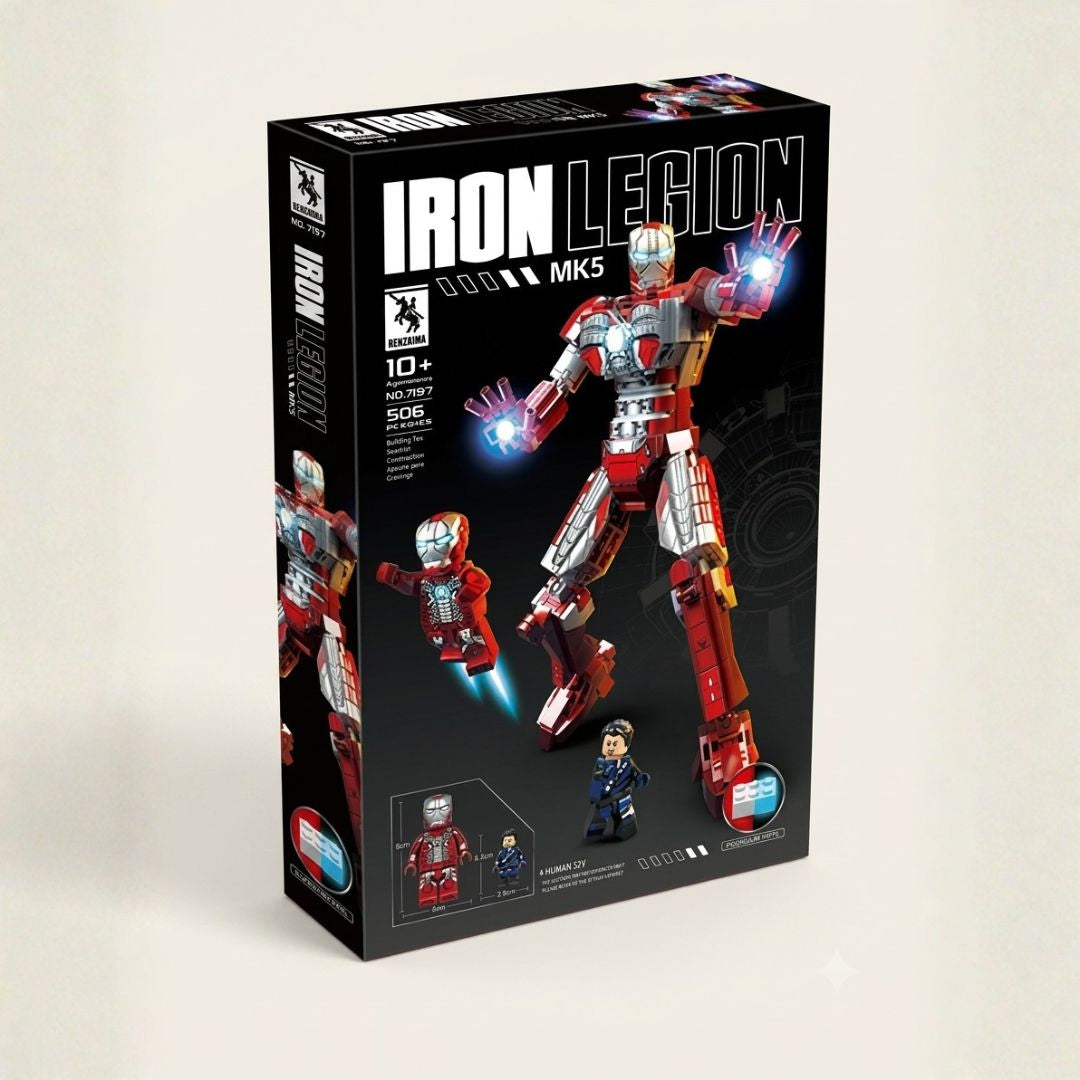 Iron Legion LEGO Figure Set - Buildable Action Toy - Model 797