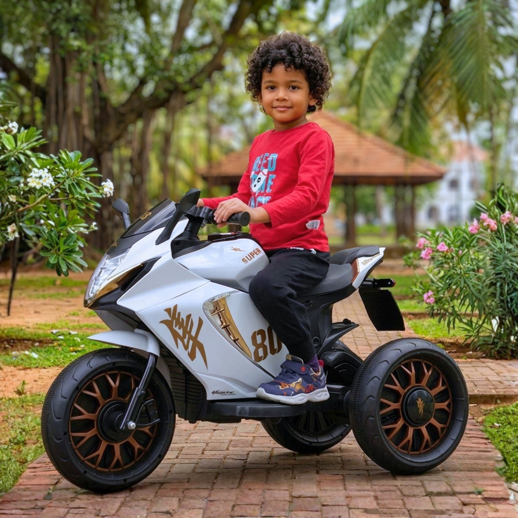 Kids' Sporty Electric Ride-On Motorcycle-UK1688