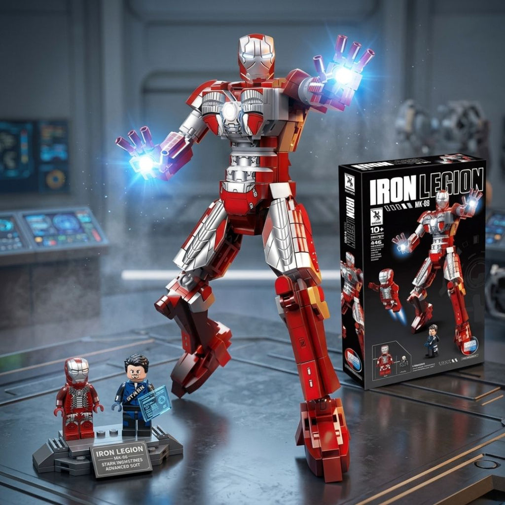 Iron Legion LEGO Figure Set - Buildable Action Toy - Model 797