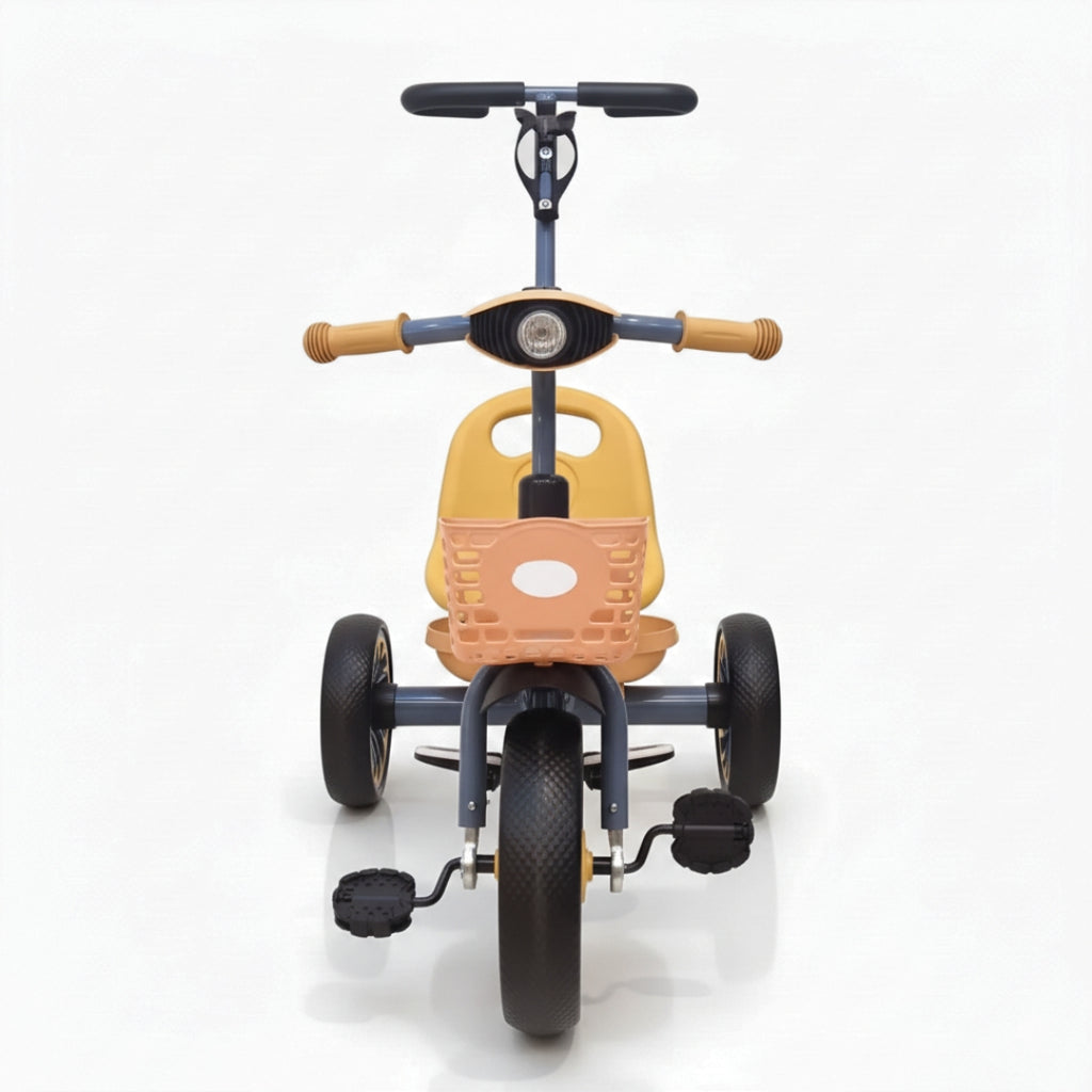 Kids Trike With Parent Push Handle - Model Arrow 208 - Grey