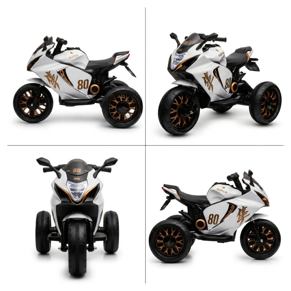 Kids' Sporty Electric Ride-On Motorcycle-UK1688