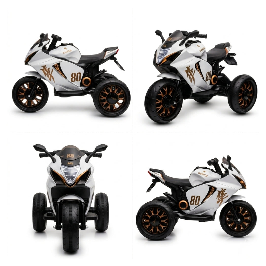 Kids' Sporty Electric Ride-On Motorcycle-UK1688
