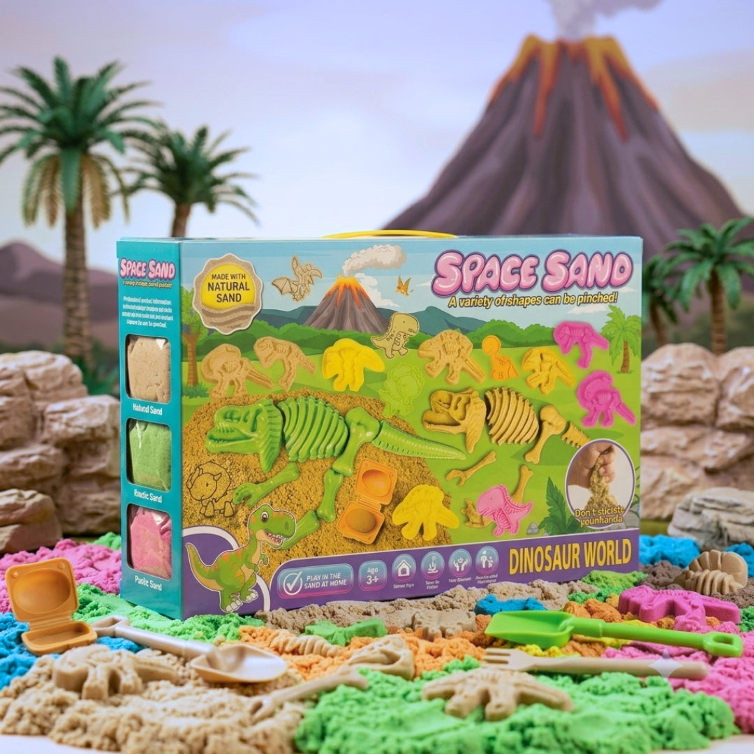 Space Sand – Dinosaur World Play Set