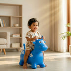 Inflatable Soft Rubber Bouncing Animal Jumping Ride-On Toy with Music - Model RH01