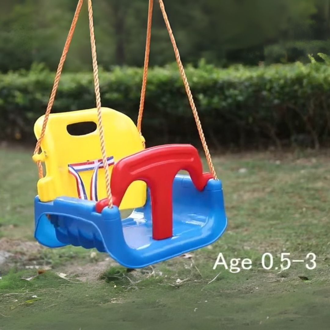 3-in-1 Baby Swing Seat with Hanging Strap for Kids
