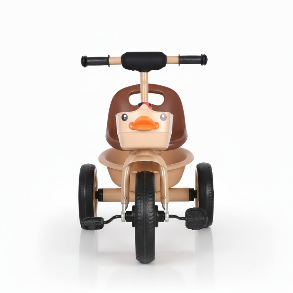 Kids Trike with Storage Basket - Model Arrow 127 - Beige