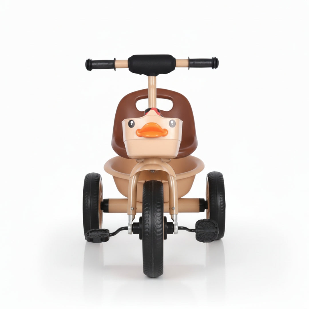 Kids Trike with Storage Basket - Model Arrow 127 - Beige