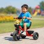 Kids Trike with Storage Basket - Model Arrow 125 - Red