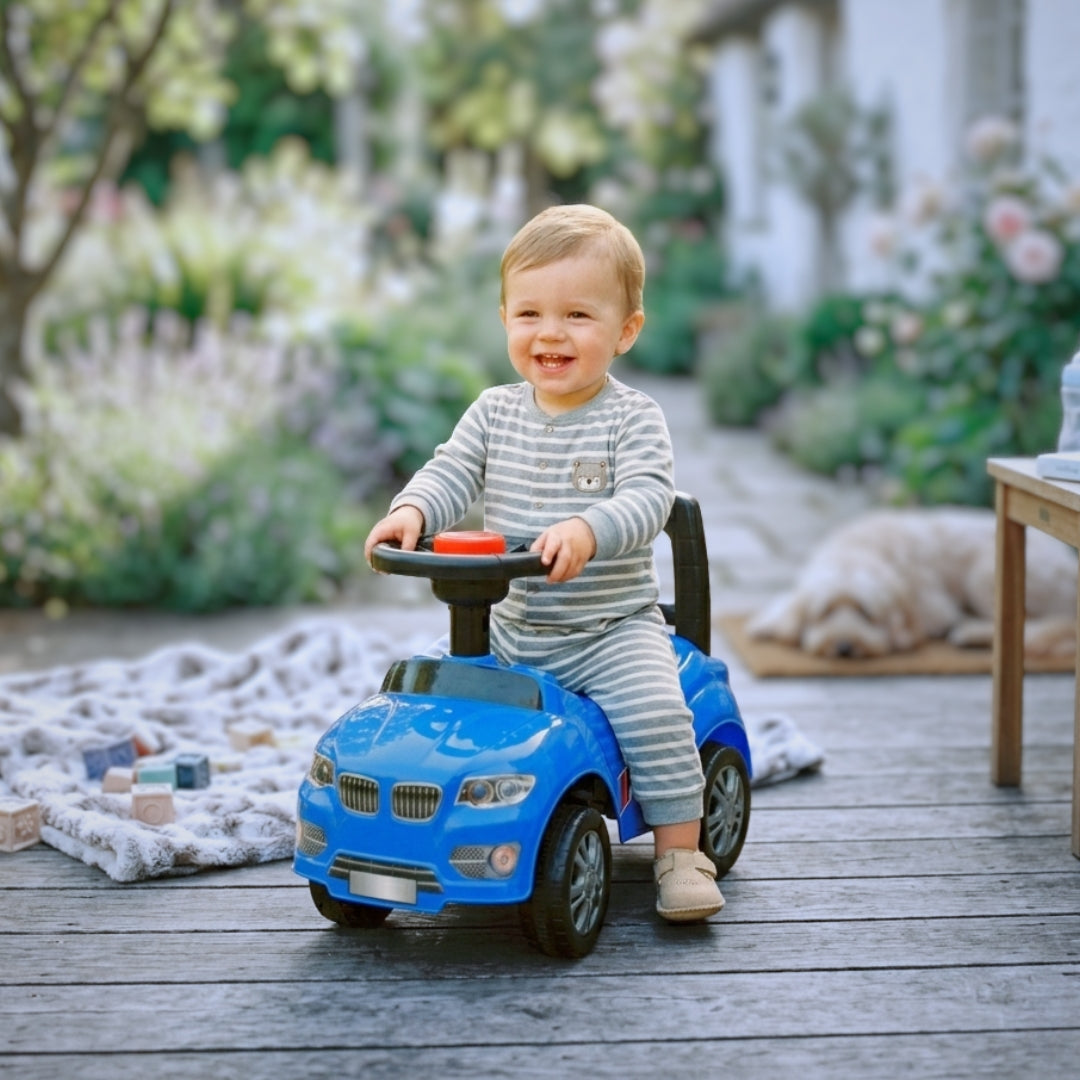 Sporty Kids Ride-On Car with Sound Steering Wheel – Model YBC5198