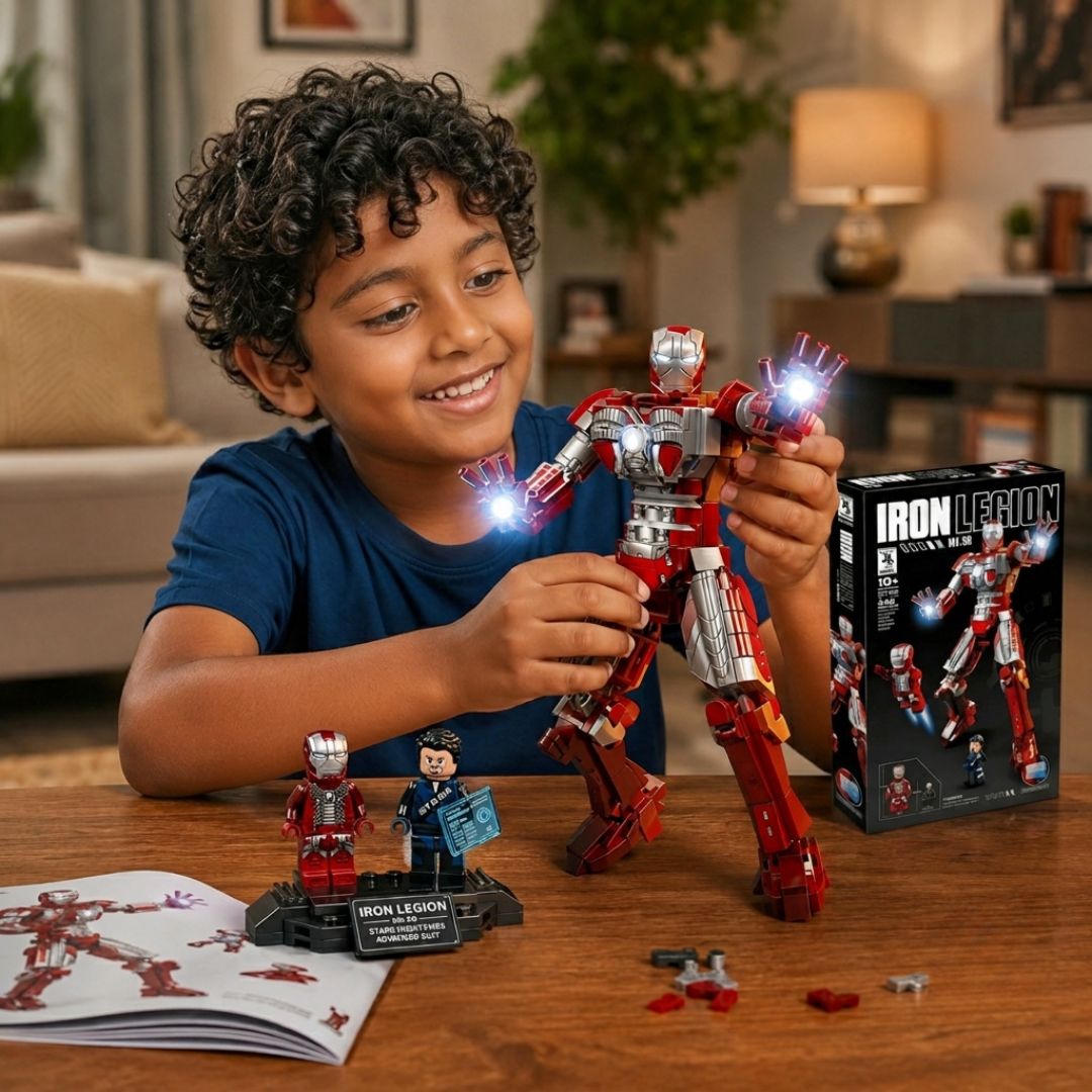 Iron Legion LEGO Figure Set - Buildable Action Toy - Model 797