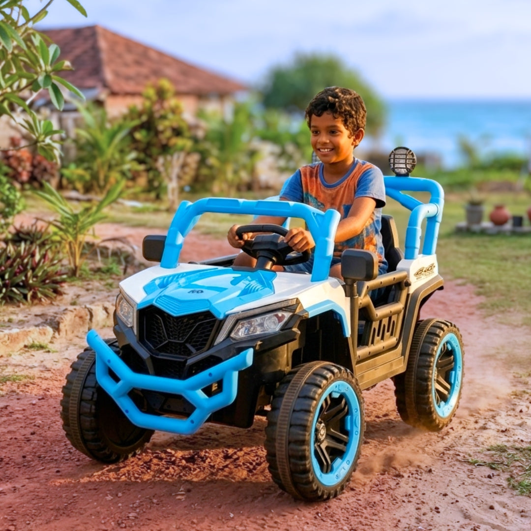 Kids' Adventure 4x4 Electric Off-Road Jeep - Model BLK219