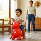 Colorful Inflatable & Soft Rubber Jumping Ride-On Animal Toy - Model RH02