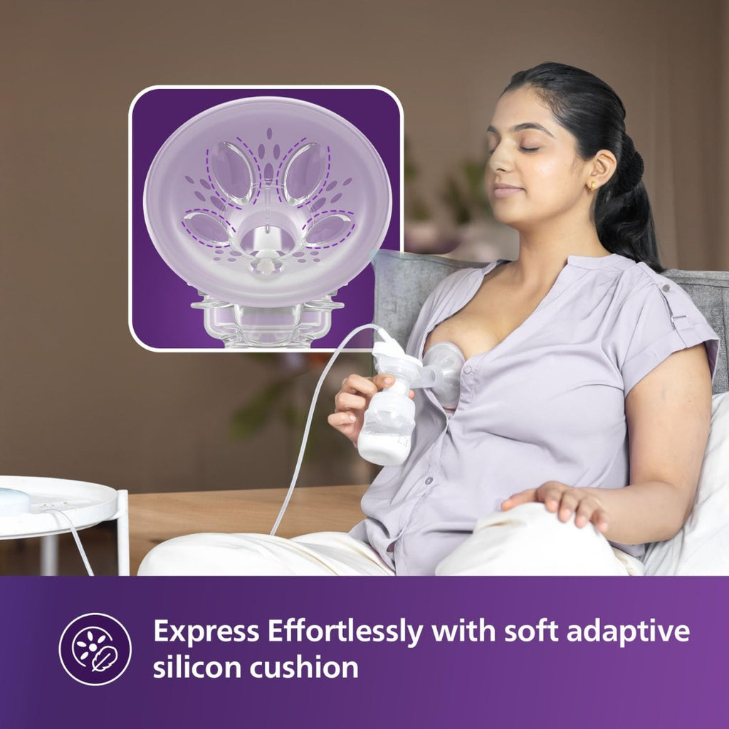 Philips Avent Essential Single Electric Breast Pump (SCF323) – 8 Modes, USB Rechargeable