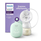 Philips Avent Essential Single Electric Breast Pump (SCF323) – 8 Modes, USB Rechargeable