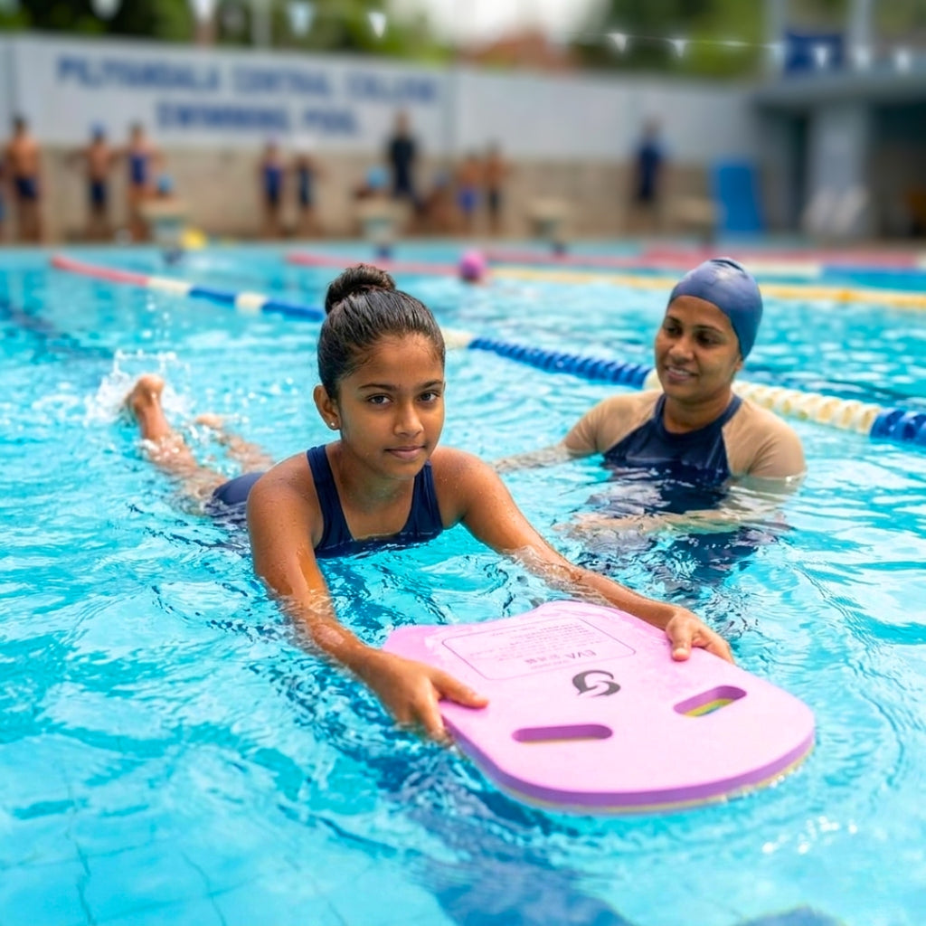 EVA Foam Swimming Kickboard - Multicolor Training Board for Kids & Adults (Model SB12)