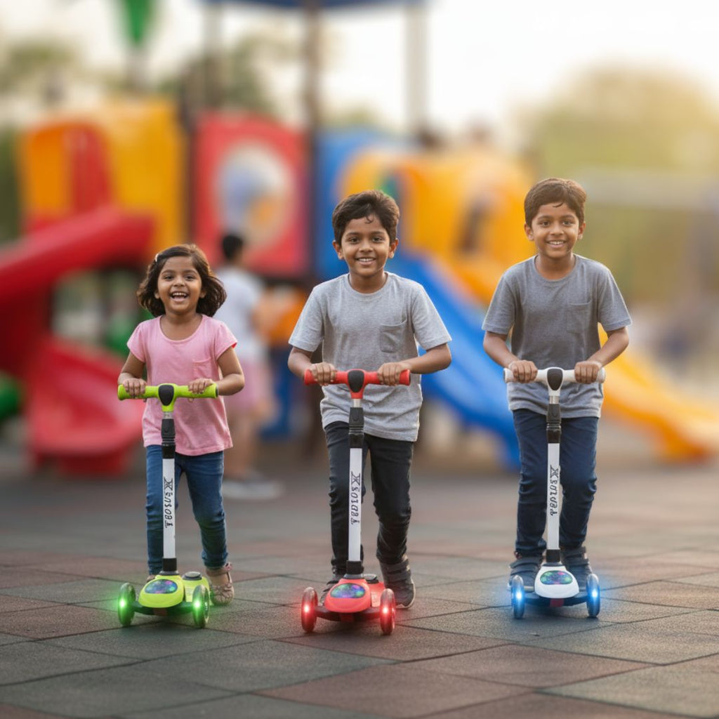 Kids Foldable Scooter with LED Lights & Music - Model SC262