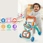 3-in-1 Musical Baby Walker & Activity Center