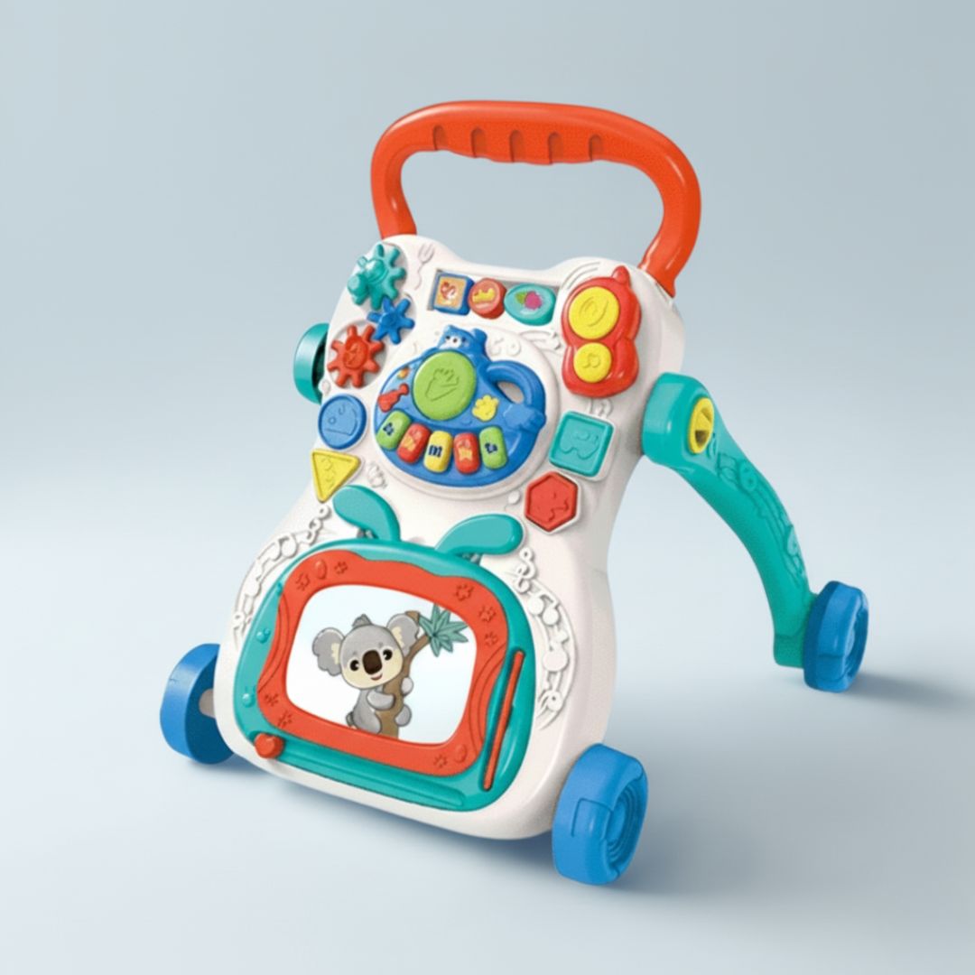 3-in-1 Musical Baby Walker & Activity Center