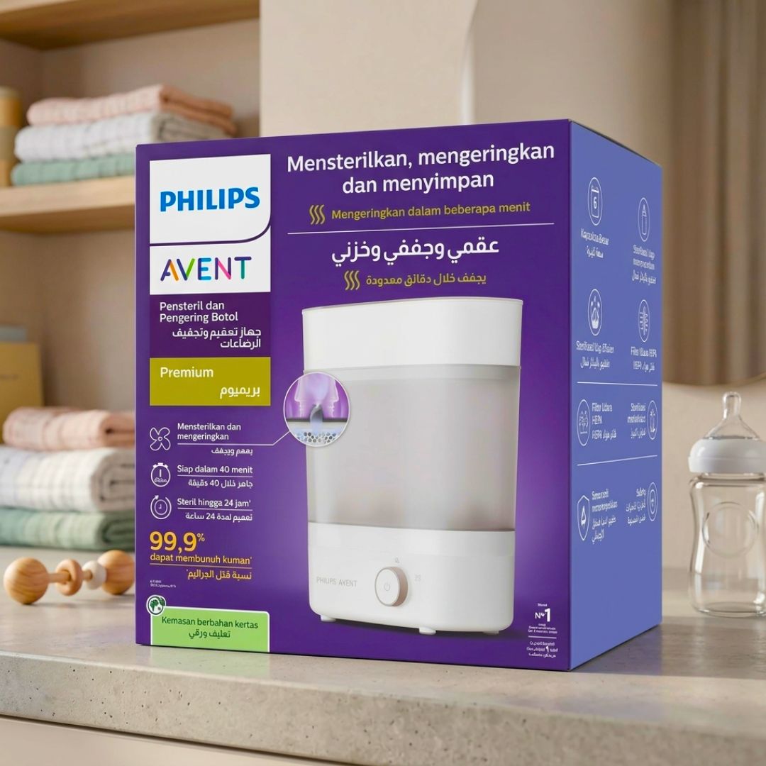 Philips Avent Premium Electric Steam Sterilizer with Dryer