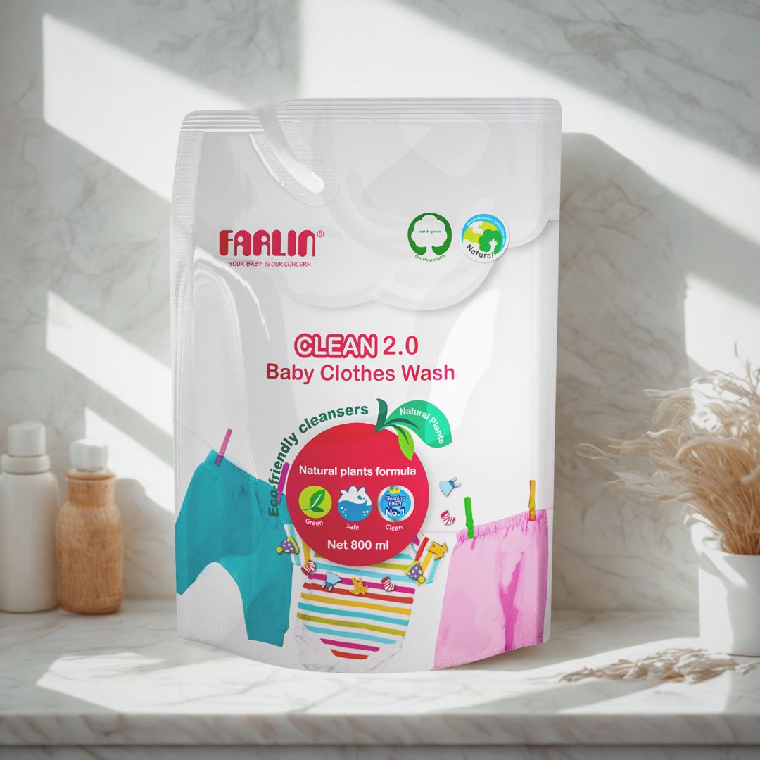 Farlin CLEAN 2.0 Baby Clothes Wash Refill Pack - 800ml