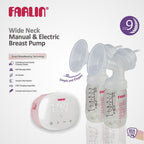 Farlin Wide Neck Manual & Electric Breast Pump