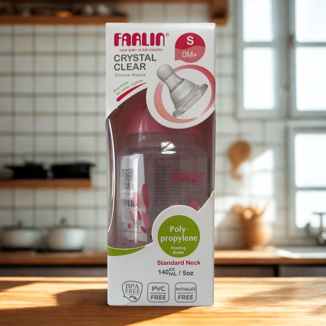 Farlin's Baby Feeding Bottle - 140ml - 0M+