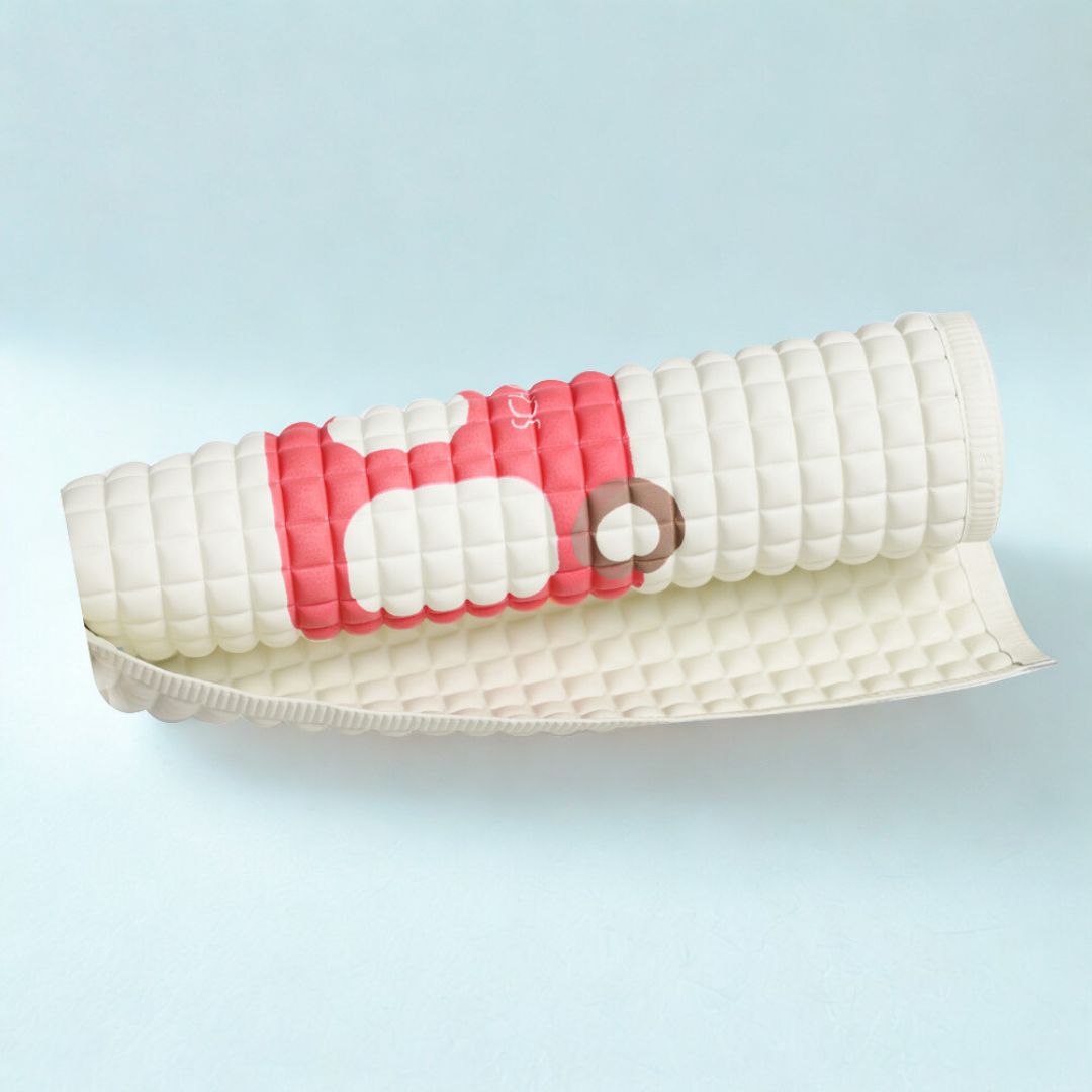 Kids Joy Air Filled Rubber Cot Sheet Printed (60 X 45)cm