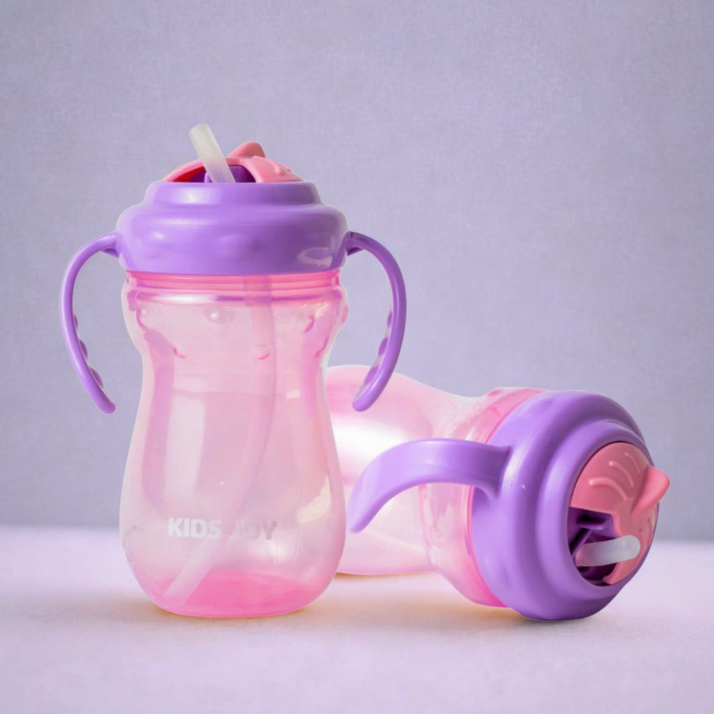 Kids Joy Soft Spout Cup With Handle 360ml - Pink