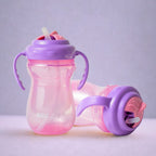 Kids Joy Soft Spout Cup With Handle 360ml - Pink