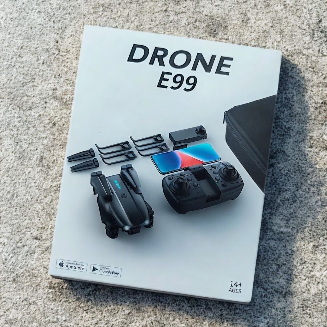 Model E99 RC Folding Drone Toy with  WiFi Image Transfer