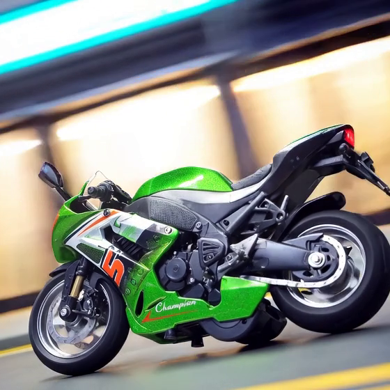 MY66 Metal Die Cast Toy Bike with Light and Sound