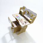 Height-Adjustable Childrens Desk & Chair Set
